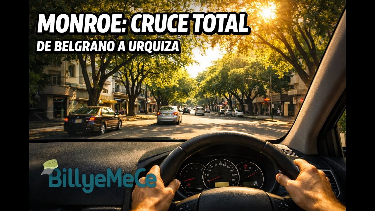 De Belgrano a Villa Urquiza: Recorriendo Av. Monroe Completa 🚗 (Sin Cortes)