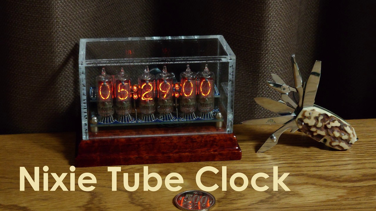 ニキシー管時計#7 Nixie Tube Clock#7 - YouTube