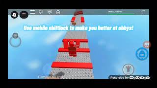 Introducing mobile shiftlock in Obby Without Checkpoints! (RetroStudio/Roblox)