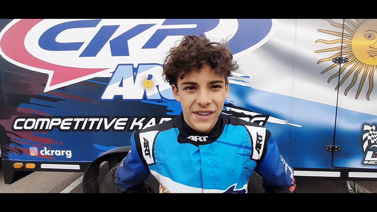 SALVADOR ECHARRI- PILOTO CKR ARG COMPETITIVE KARTING 2022.