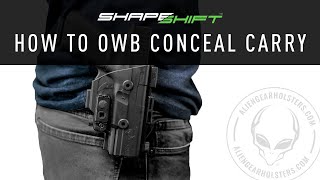 How to Use an OWB Holster for Concealed Carry