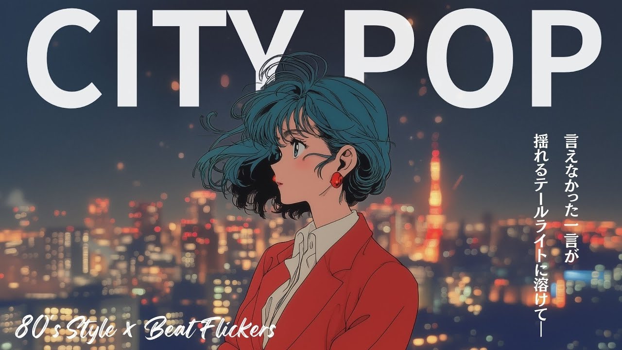 80s Japanese CITY POP / 夜の街に溶けるあの日の記憶 / 80s Style ×Beat Flickers シティポップ