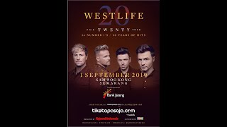 WESTLIFE; Unbreakable / Fool Again [The Twenty Tour 2019]