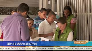 Ciudadanos de Medellín deberán programar por internet sus citas en la Dian [Noticias] - Telemedellín