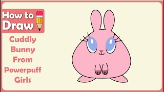 Drawing Cuddly Bunny! 🐰 Powerpuff Girls Villain Art Tutorial #PowerpuffGirls #DrawingTutorial screenshot 2