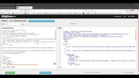 Editing a new data model with a simple editor II