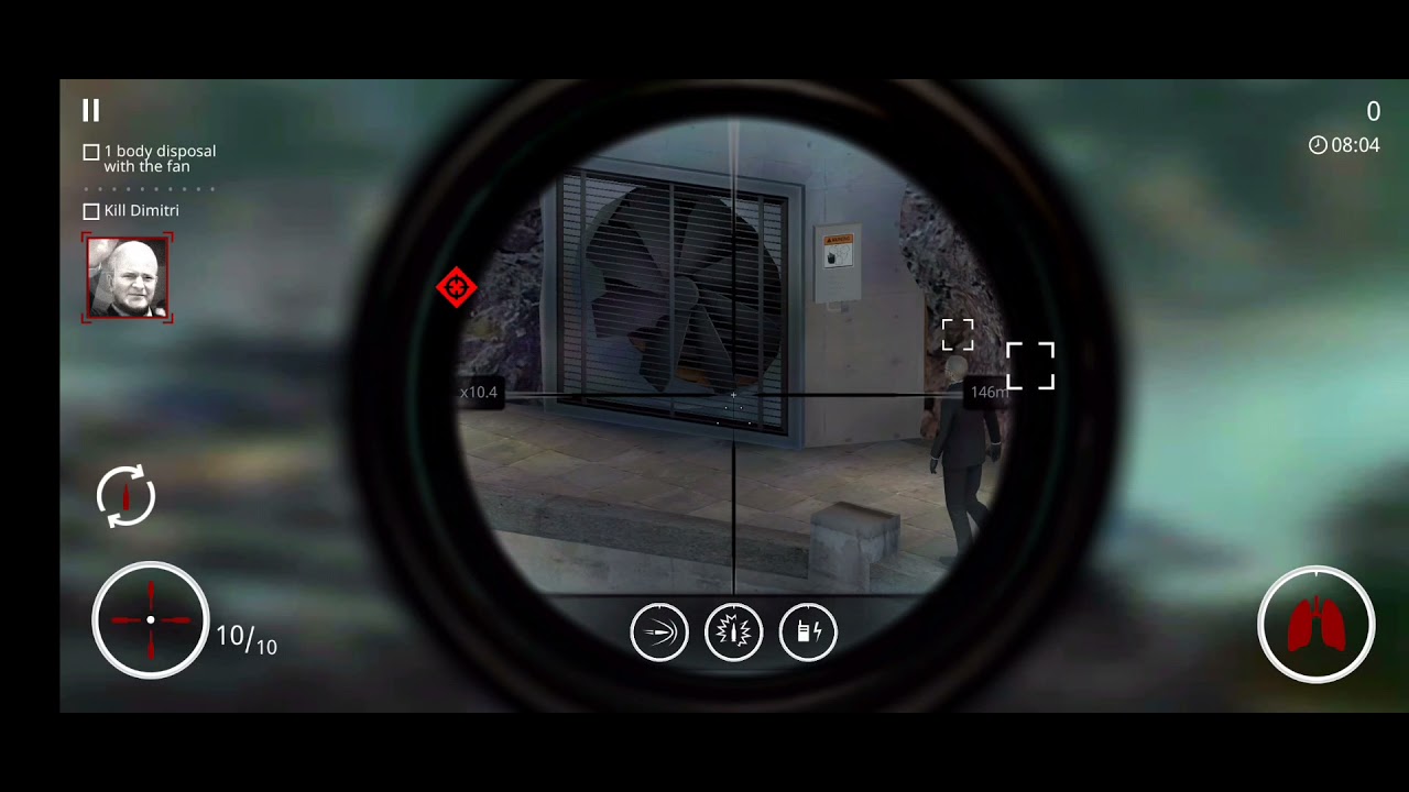 One Body Disposal With The Fan Hitman Sniper {Clear Mission}👍 YouTube