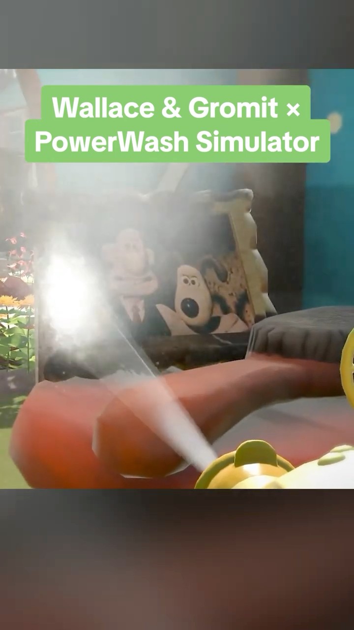 Wallace \u0026 Gromit DLC for PowerWash Simulator!! #wallaceandgromit #powerwashsimulator #dlc #gaming