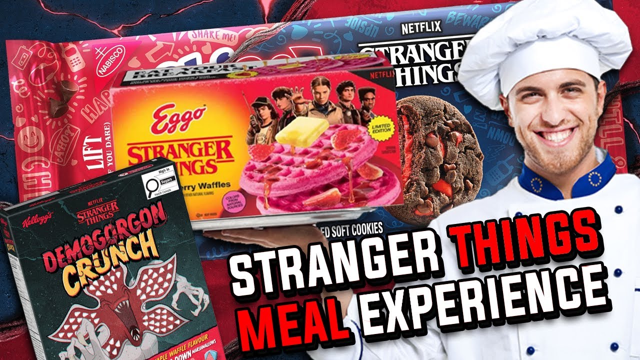 Stranger Things Breakfast Trying the Stranger Things MEAL Experience! Eating every Stranger ...