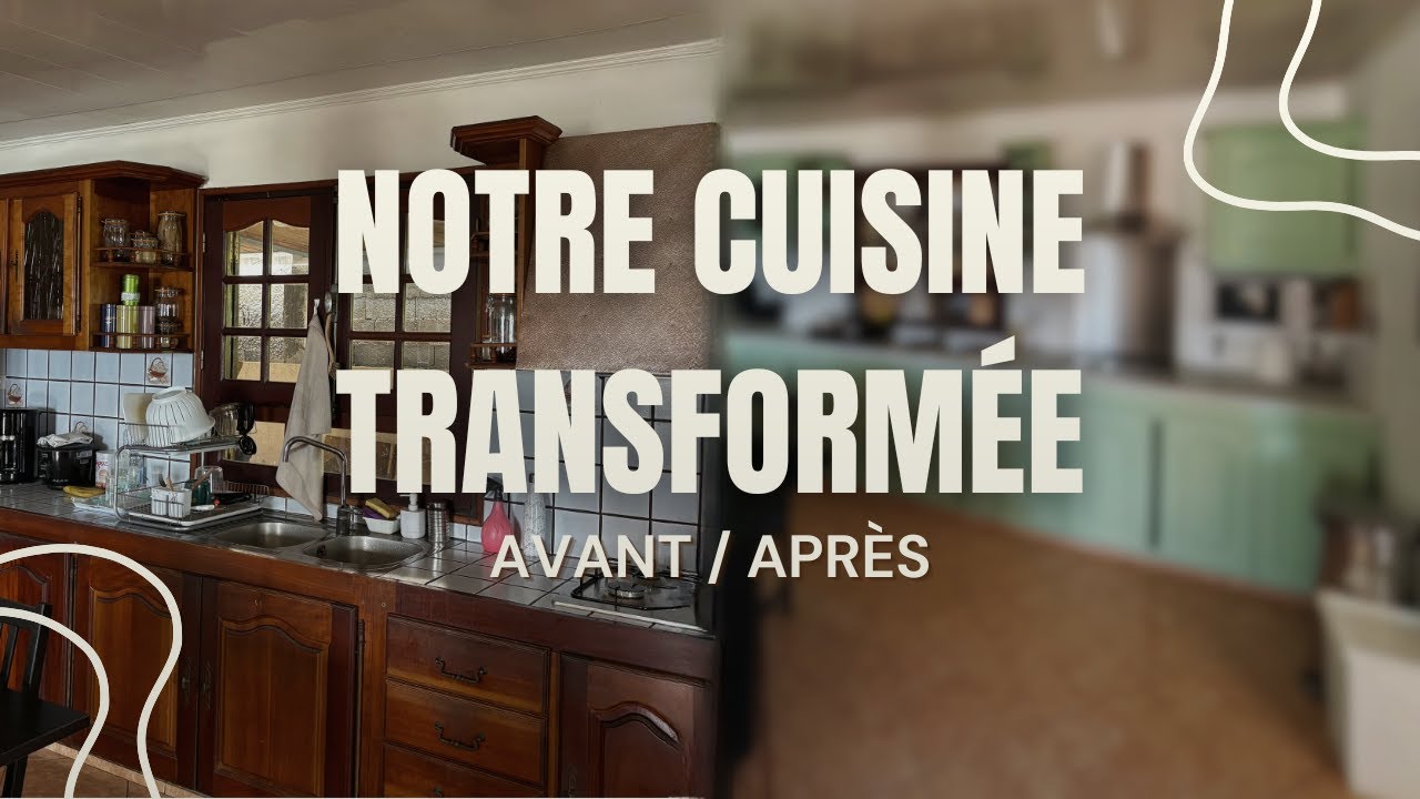 Avant / Après : rénover notre ancienne cuisine à moindre coût | Transformation et inspiration