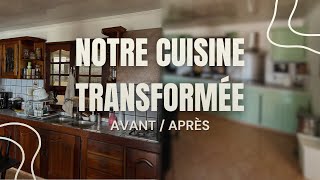 Avant / Après : rénover notre ancienne cuisine à moindre coût | Transformation et inspiration