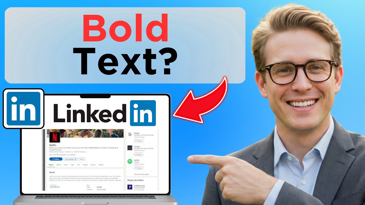 How to Bold Text in LinkedIn Post (Full Guide 2026) - YouTube