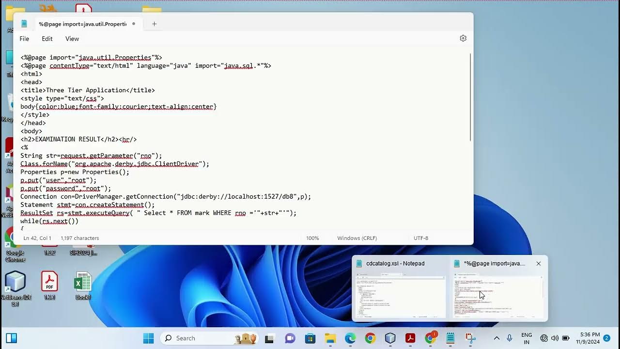 Students mark list using HTML,JSP and JAVA DB - YouTube