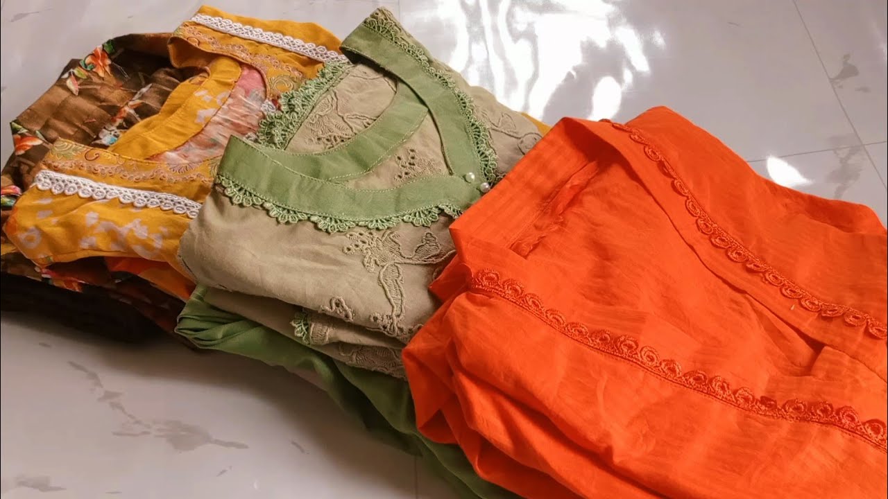 🌙 ঈদ স্পেশাল গজ কাপড়ের ডিজাইনার জামা /eid special designer dress in 2025