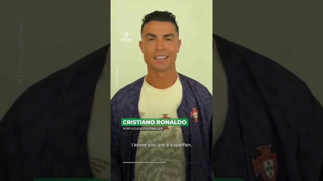 Ronaldo sends message to Venezuelan earthquake survivor | AJ #shorts