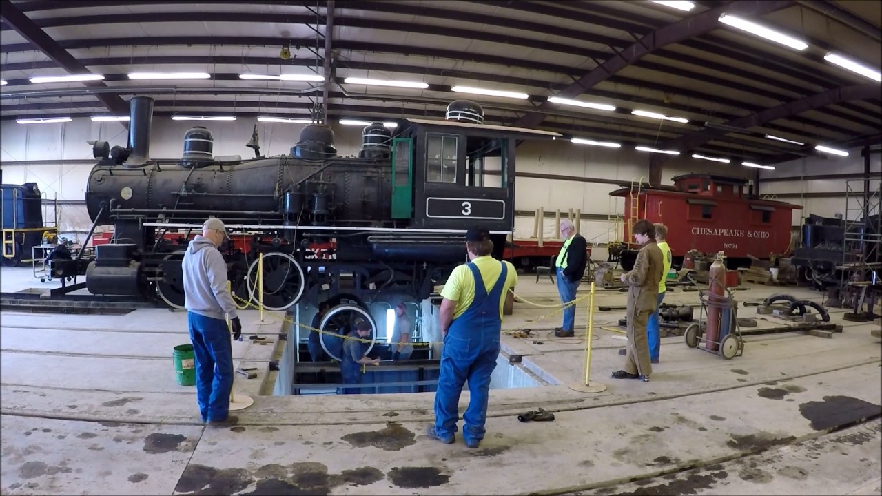 Hocking Valley Scenic's Drop Table in Use