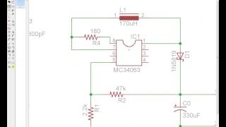 Training Video 1: Eagle CAD Step-Up Voltage Regulator Schematic