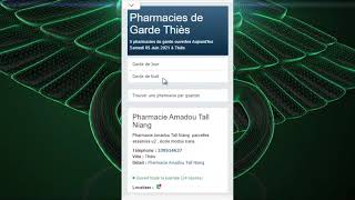 Comment trouver une pharmacie de garde à Thiès ? screenshot 5