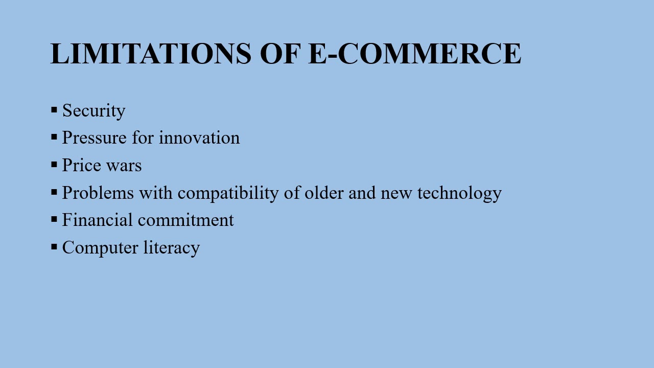 Limitations Of E commerce YouTube limitations-of-e-commerce-youtube