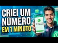 🔥 COMO CRIAR NÚMERO VIRTUAL PARA WHATSAPP (SEM CHIP) Número Fake WhatsApp 2026 passo a passo ✅