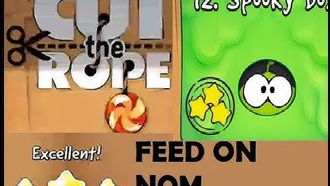 Cut the Rope : Spooky Box Season 3-12 Level 12-1 to 12-25 Full Star ( 3 Star ) Guide #CuttheRope