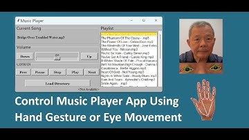 Control Music Player App Using Hand Gesture or Eye Movement