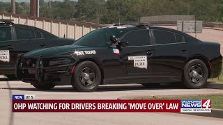 OHP watching for drivers breaking 'move over' law