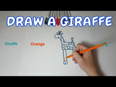 Video: Hvordan Man Tegner En Sød Giraf
