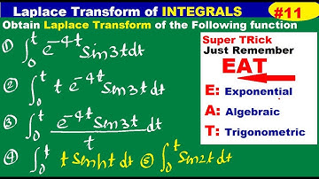 #11 Laplace transform of integrals in Hindi | Problem of Laplace transform of Integrals