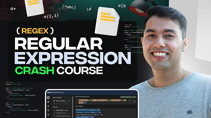 Learn Regular Expressions (REGEX) in 20-Minute with Practical Example + Free Notes🔥