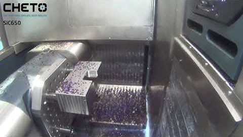 CHETO SiC Milling 3+2 with Gundrill arm