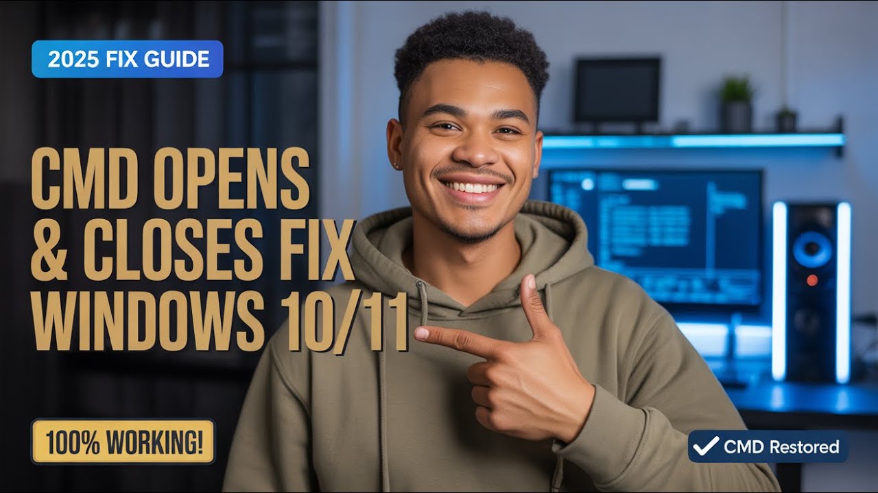Command Prompt Opens and Closes Immediately on Windows 10/11 (2025 Fix ...