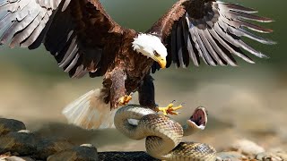 Eagle Rips Snake to Shreds with Sharp Claws