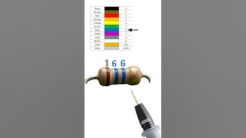 16000000 ohm resistor color code // 16 mega ohm resistor // #shortvideo