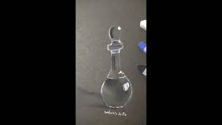 رسم زجاجة ثلاثية الابعاد للمبتدئين | How to draw 3D bottle with soft pastel screenshot 2