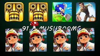 Temple Run Vs Sonic Dash Vs Temple Run 2 Sky Summit Vs Subway Surfers 4 Map Vs Danger Dash screenshot 5
