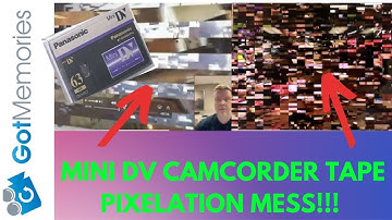 Mini DV Tape Pixelation Video & Audio Loss - Why This Happens & How to Fix