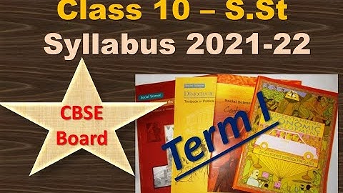 Class 10 Syllabus 2021-22 | Social Science | Term 1 full Syllabus detailed Analysis| CBSE Class 10