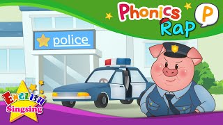 phonics rap p english rap educational video for kids