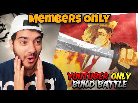 Youtuber Only Build Battle in Minecraft [Members Only]
