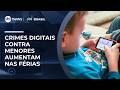 Crimes digitais contra crianças e jovens aumentam 78% durante férias escolares em SP | #SBTBrasil