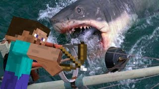 Jaws Ending In Minecraft - Cancer Edition