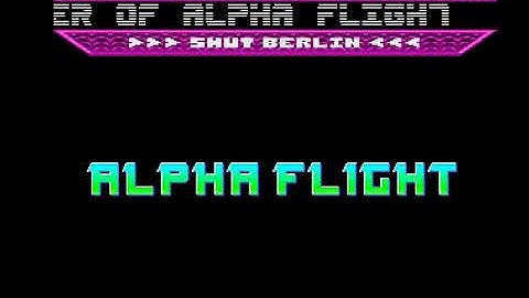 Alpha Flight Absolute Newest Stuff Amiga Intro 1987