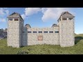 i built a castle in rust