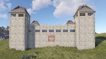 i built a castle in rust