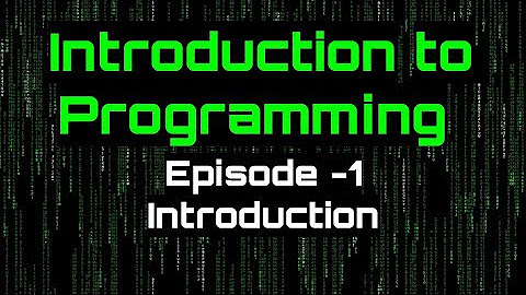 Introduction To Programming - YouTube