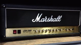 Marshall JCM 2000 dual super lead guitar amplification head review