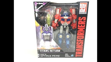Transformers: Titans Return - Voyager OPTIMUS PRIME w/ Diac