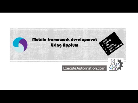 Page Object Model in Appium -- Part 2 (Mobile Framework Development series)