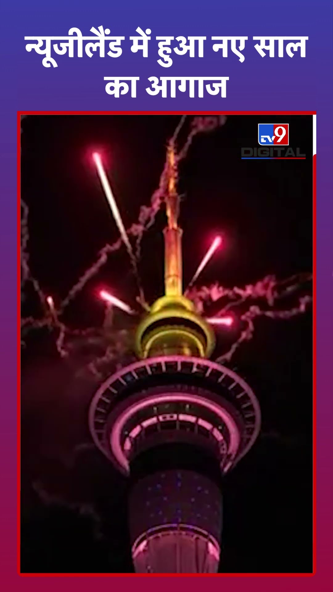 NewZealand में मनाया गया नया साल |2025 Celebrations |#tv9d
